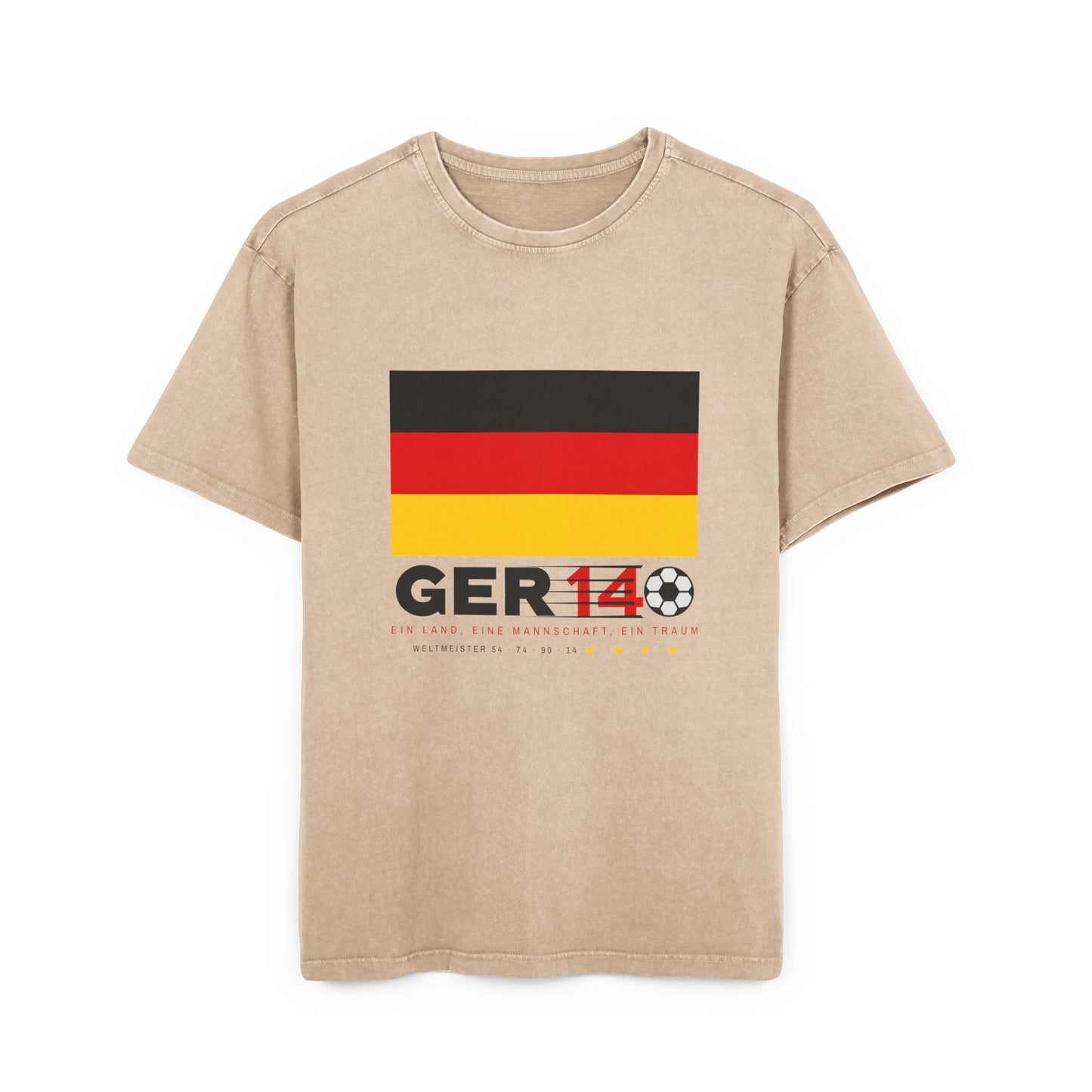 Germany 7-1“ Oversize Vintage T-Shirt – 2014 Legende in Acid Wash