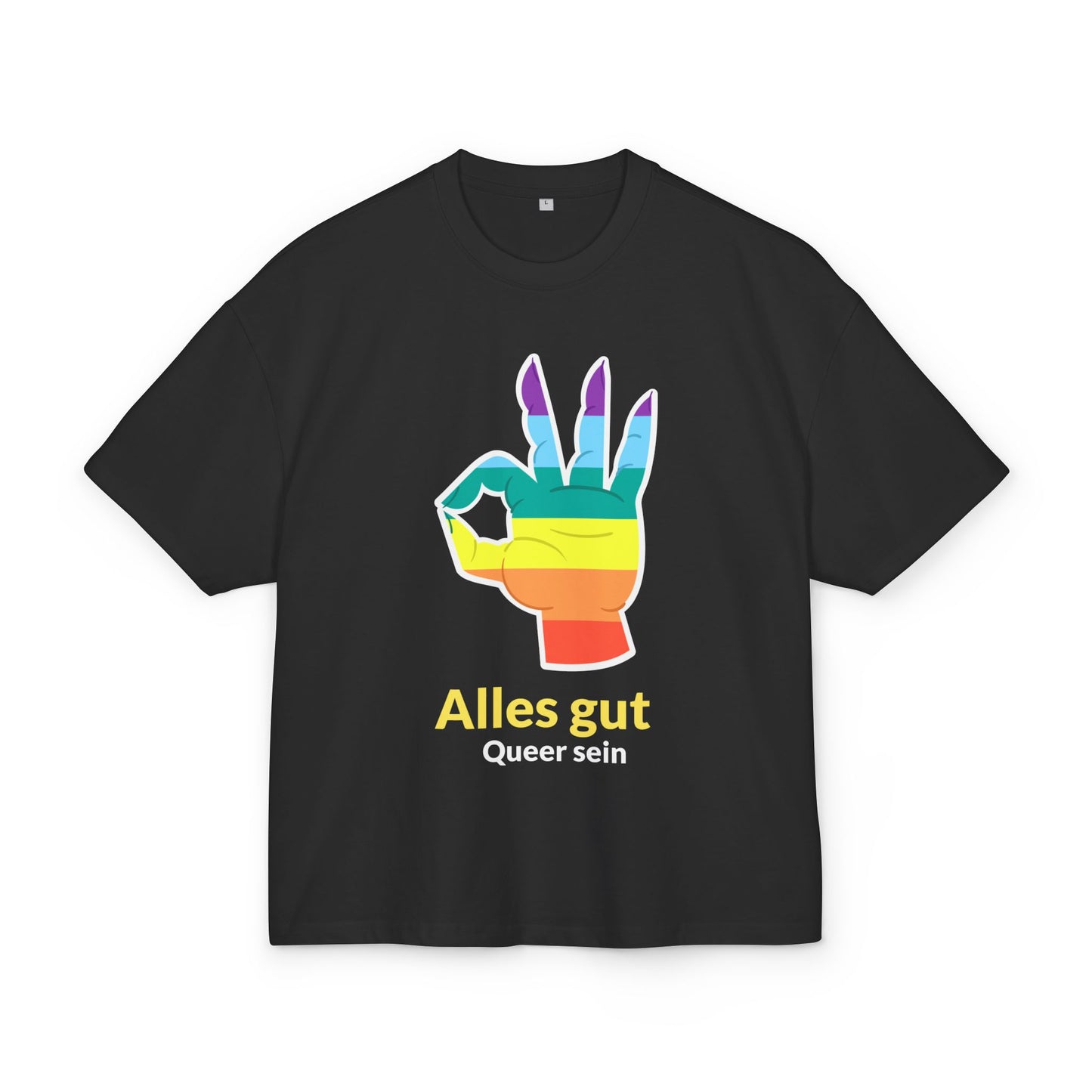Alles Gut Queer Sein“ – LGBTQ+ Bio Statement T-Shirt (Limitierte Edition)
