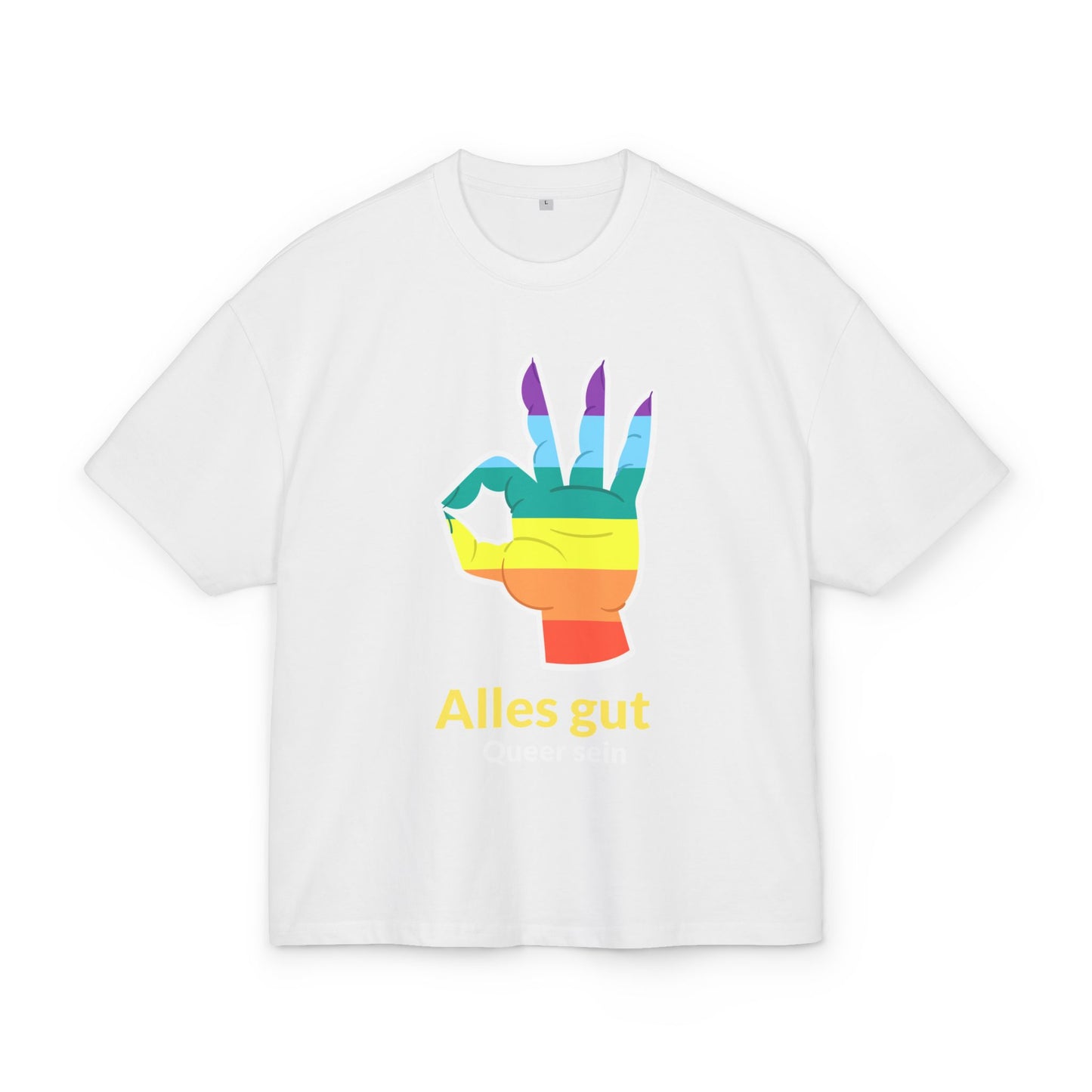 Alles Gut Queer Sein“ – LGBTQ+ Bio Statement T-Shirt (Limitierte Edition)